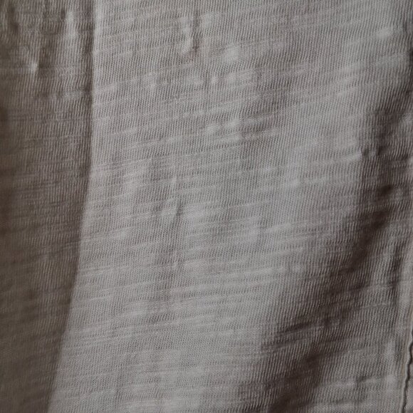 Soft Surroundings Shirt Small Ivory Burnout Knit Tunic Button Up Artsy Boho - Picture 11 of 15